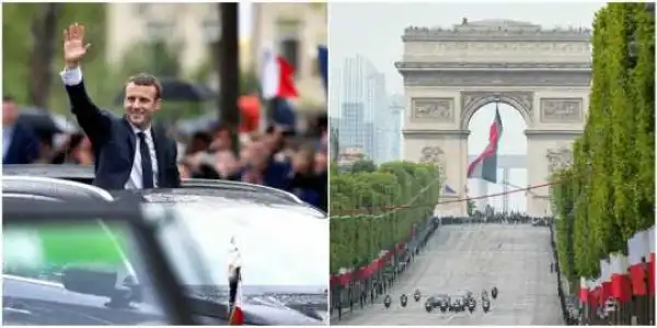 39-Year-Old Emmanuel Macron Takes Oath Of Office As France